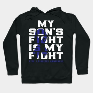 My son's fight is my fight diabetes awareness Hoodie